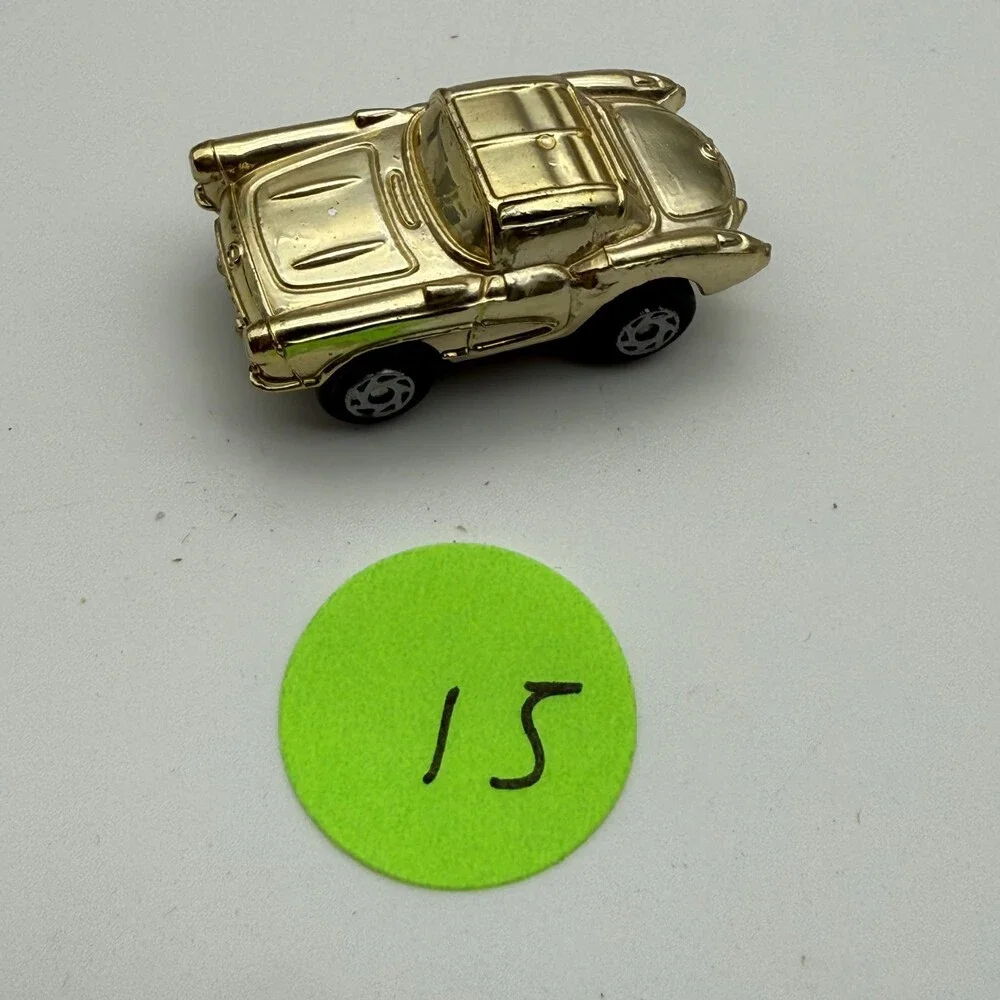 Vintage Micro Machines Gold Chrome 1957 Chevrolet Corvette C1 Mail In Promo